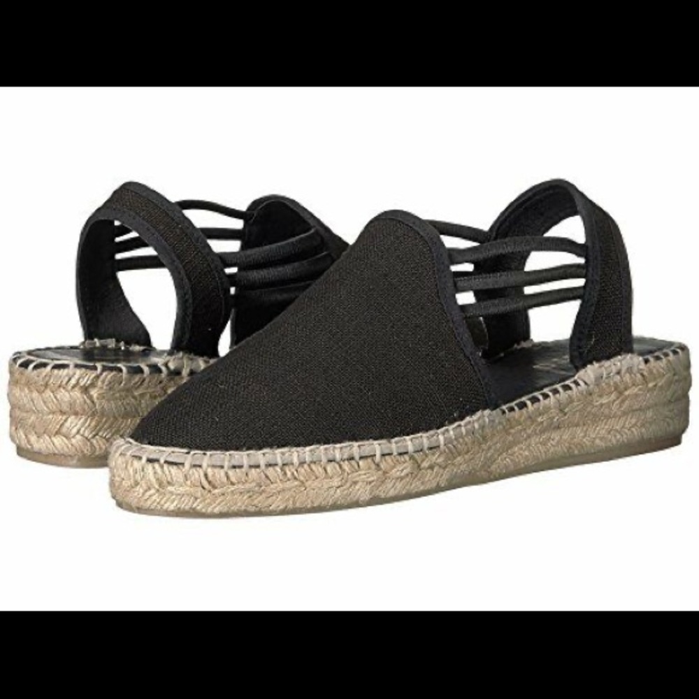 Sesto Meucci espadrilles size 7 Black